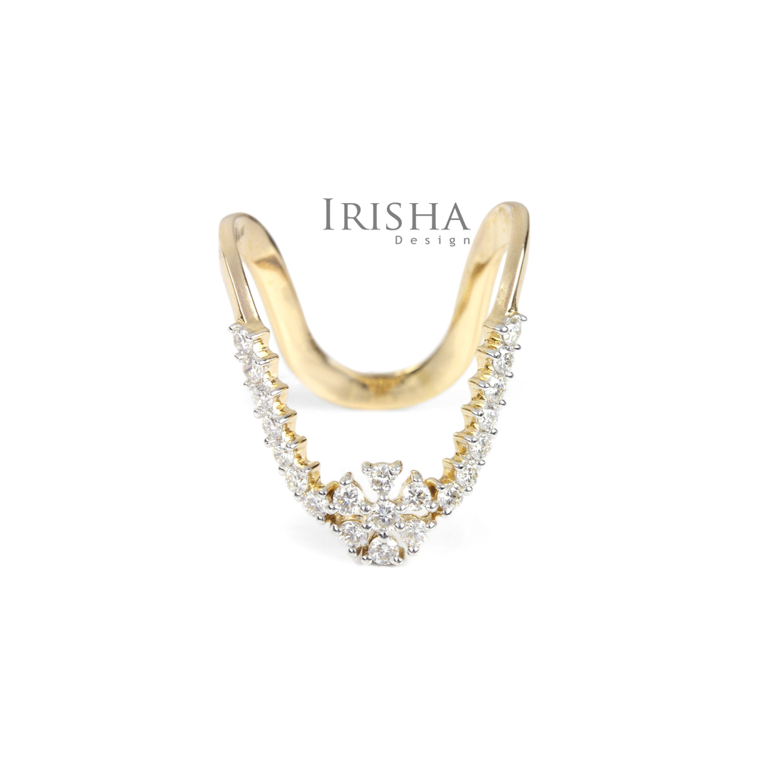 14K Gold 0.23 Ct. Genuine Diamond Special Wedding Ring Fine Jewelry Size-3 to 9