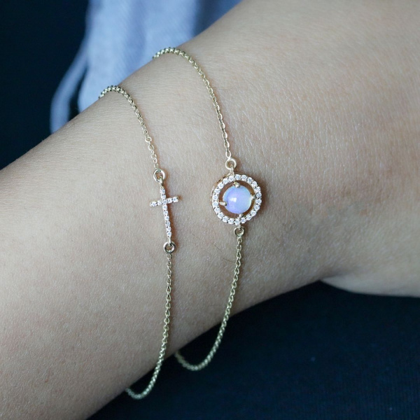 Diamond Opal Bracelet
