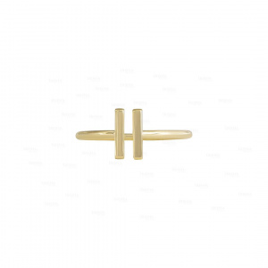 Parallel Bar Open Cuff Ring