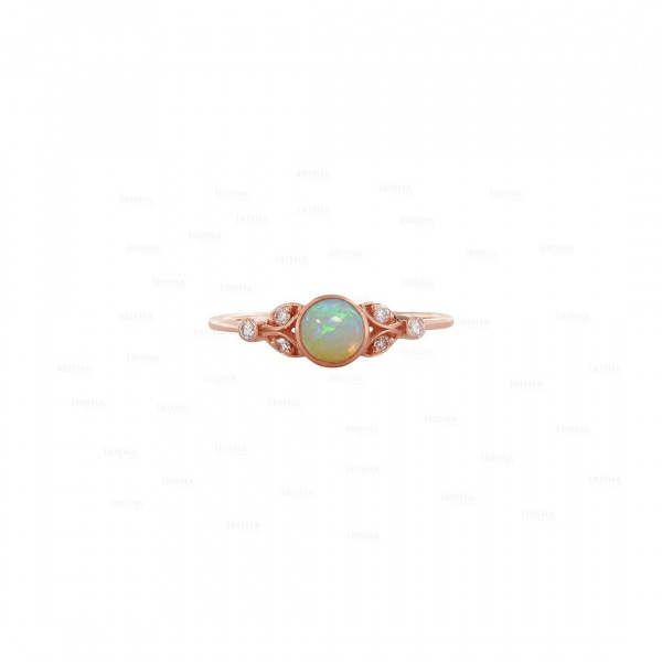 Opal and Diamond Vintage Ring