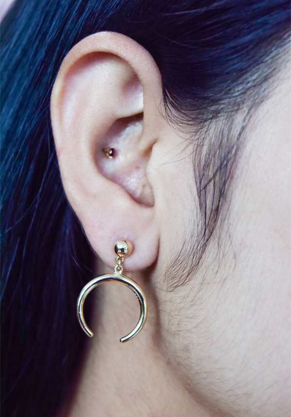 Geometrical Drop Earrings