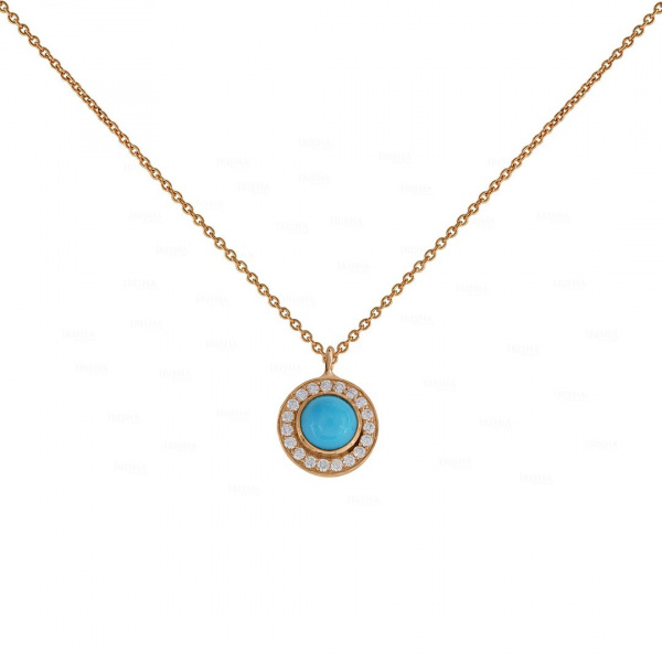Diamond Turquoise Necklace