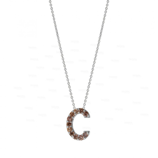 Cognac Diamond Pendant