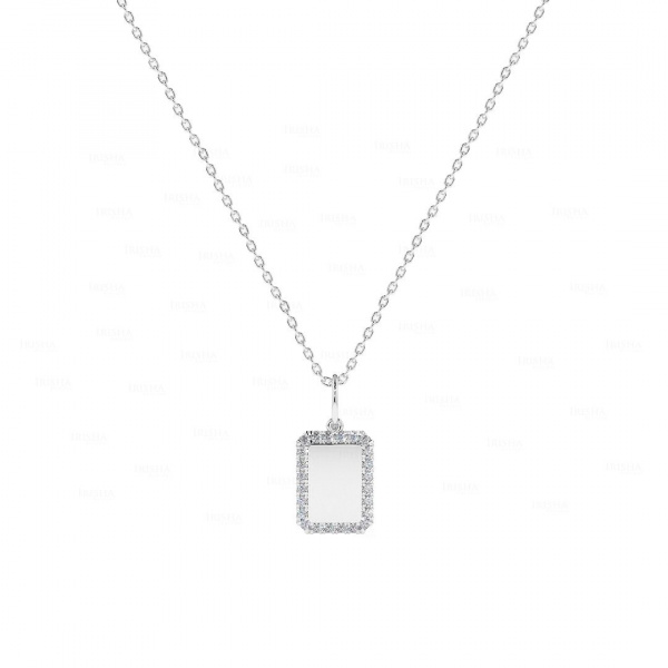Diamond Initial Personalized Necklace