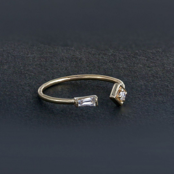 Open Cuff Stack Ring