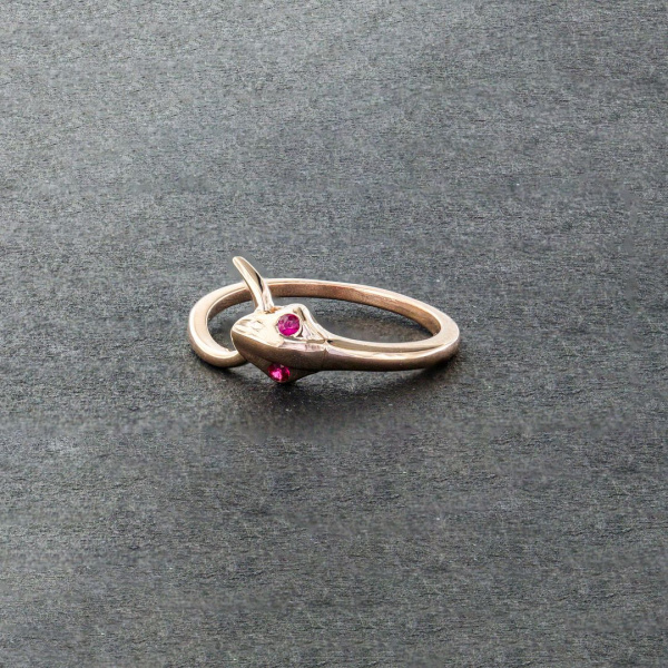 Ouroboros Ruby Ring