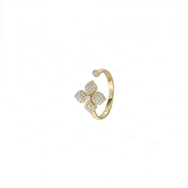 Floral Cuff Ring
