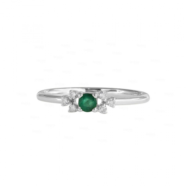 Emerald Promise Ring