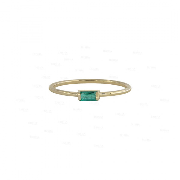 Emerald Stack Ring