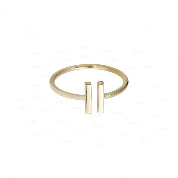 Parallel Bar Open Cuff Ring