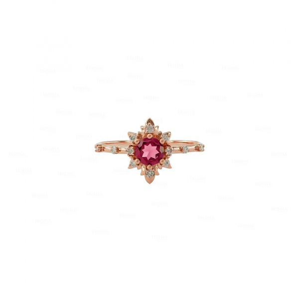Ruby Star Engagement Ring