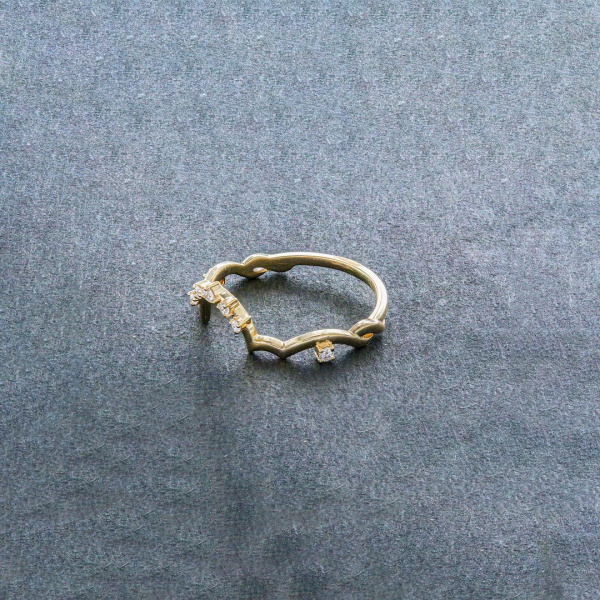 Diamond Arc Ring