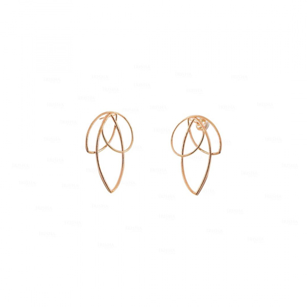 Maple Earrings | 14k Solid Gold