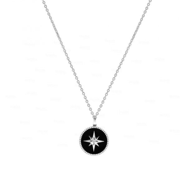 Onyx Starburst Necklace