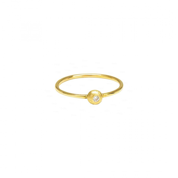 Diamond Dome Ring | 14k Gold