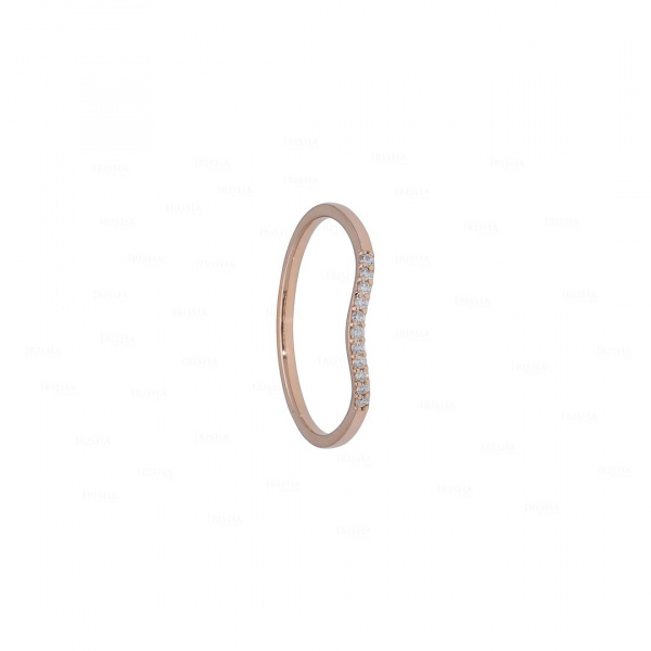 Diamond Chevron Ring|14k Gold Ring Enhancer