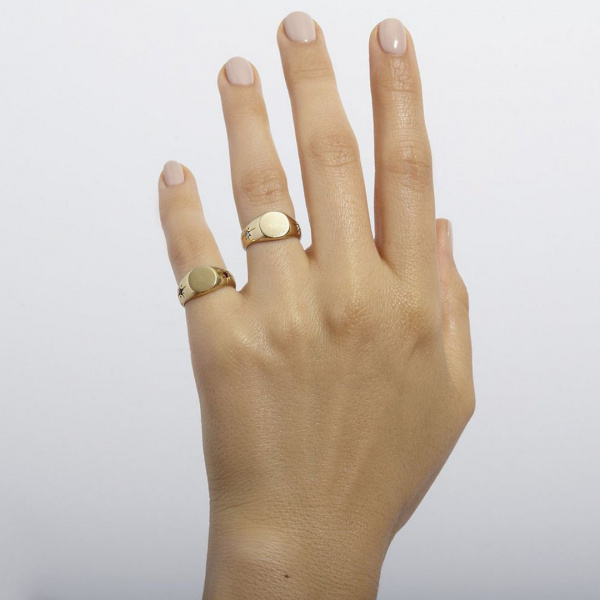 Turquoise/Ruby Starburst Signet Ring|14k Gold