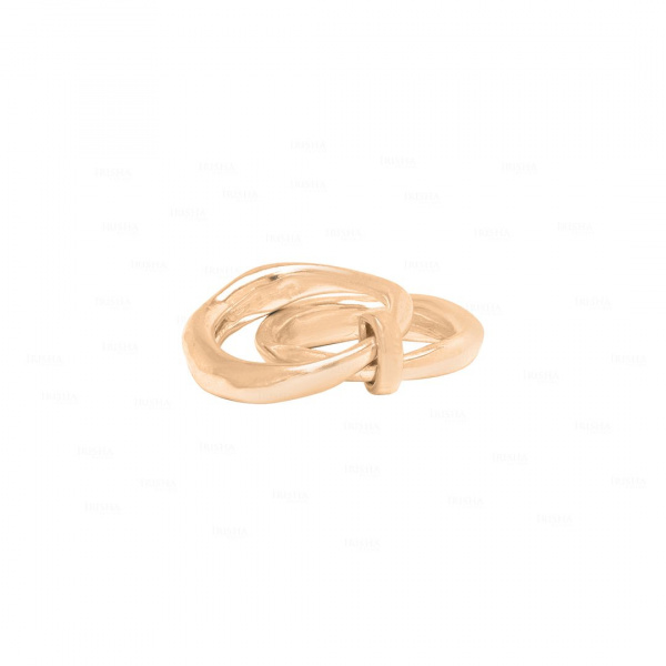 Double Band Ring|14K, Solid Gold
